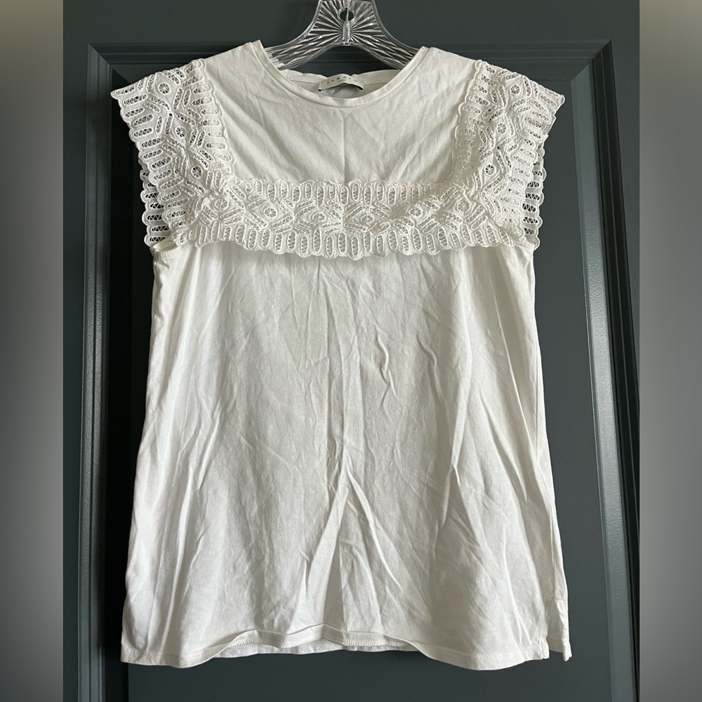 Sandro white blouse